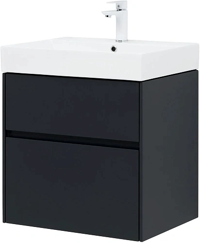Тумба под раковину Aquanet Бруклин 60 антрацит матовый 00310140 Тумба под раковину Aquanet Бруклин 60 антрацит матовый 00310140