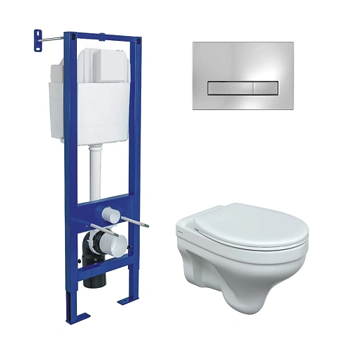 Комплект инсталляции BERGES ATOM 410 с клавишей смыва Atom Line хром глянец, унитазом подвесной Albit S с сиденьем Optim PSO микролифт, быстросъем 043314 Комплект инсталляции BERGES ATOM 410 с клавишей смыва Atom Line хром глянец, унитазом подвесной Albit S с сиденьем Optim PSO микролифт, быстросъем 043314