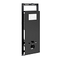 Детальная картинка товара «инсталляция для унитаза wasserkraft salm 27tlt.010.me.bl.wm02 с клавишей смыва белый»
