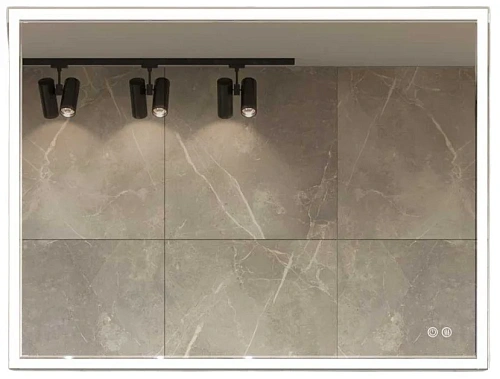 Зеркало Vincea LED VLM-3VN800-2 800х600 c сенсорным выключателем и диммером, антизапотевание Зеркало Vincea LED VLM-3VN800-2 800х600 c сенсорным выключателем и диммером, антизапотевание