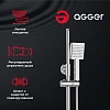 Душевая система Agger Brilliant A0394400 с изливом, хром Душевая система Agger Brilliant A0394400 с изливом, хром