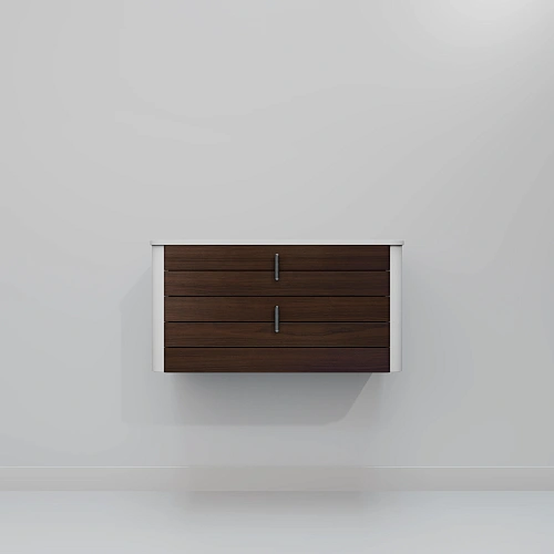 Тумба с раковиной ArtDecco Gabriella 80 AGB08W24S100 черный орех Тумба с раковиной ArtDecco Gabriella 80 AGB08W24S100 черный орех