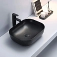 Раковина CeramaLux 78104MB накладная, черный матовый Раковина CeramaLux 78104MB накладная, черный матовый