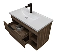 Тумба под раковину GROSSMAN ФОРТА-80 см темный дуб (ум.Фостер-80 Пр.) подвесная 1080042 Тумба под раковину GROSSMAN ФОРТА-80 см темный дуб (ум.Фостер-80 Пр.) подвесная 1080042