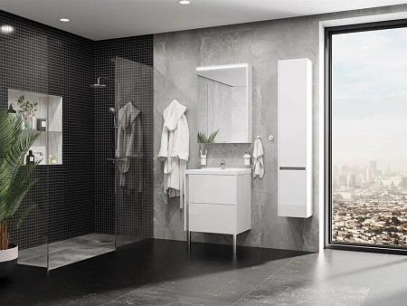 Шкаф-пенал Aquaton Стоун правый белый 1A228403SX01R Шкаф-пенал Aquaton Стоун правый белый 1A228403SX01R