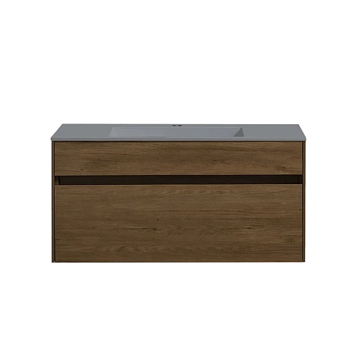 Тумба под раковину Vincea Chiara 1000 подвесная, 1 выкатной ящик soft-close, T.Oak VMC-2C100TO Тумба под раковину Vincea Chiara 1000 подвесная, 1 выкатной ящик soft-close, T.Oak VMC-2C100TO