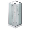 Картинка анонса товара «душевая кабина niagara classic ng-1101-14bktg (900х900х2100) низкий поддон (13см) стекло матовое с полкой 11011423bktg»