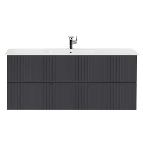 Тумба под раковину CEZARESDUET-1200-2C-SO-GR-P Grafito подвесная Тумба под раковину CEZARESDUET-1200-2C-SO-GR-P Grafito подвесная
