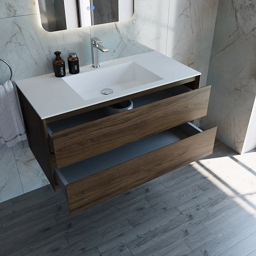 Тумба под раковину Vincea Luka 1000 VMC-2L100CO подвесная, C.Oak Тумба под раковину Vincea Luka 1000 VMC-2L100CO подвесная, C.Oak