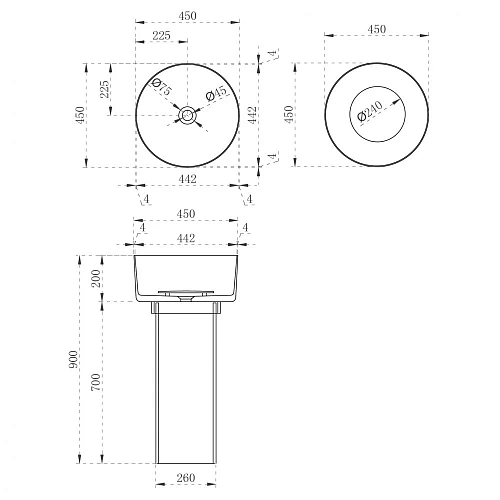 Раковина ABBER Kristall AT2702Emerald отдельностоящая, прозрачная, зеленая Раковина ABBER Kristall AT2702Emerald отдельностоящая, прозрачная, зеленая
