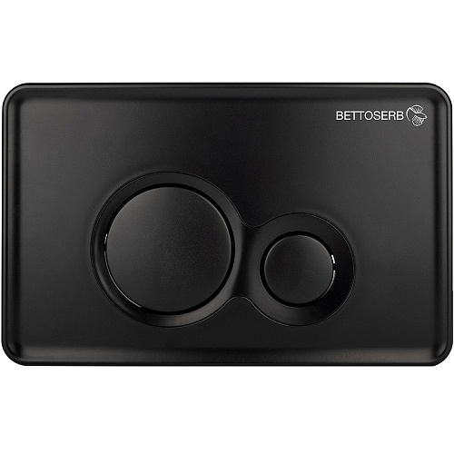 Инсталляция для унитаза BETTOSERB SAVA FIX SLIM SET40006459 с клавишей смыва TWIN черный матовый Инсталляция для унитаза BETTOSERB SAVA FIX SLIM SET40006459 с клавишей смыва TWIN черный матовый