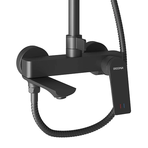 Душевая система GROSSMAN Galaxy 500.K35.01.210 черный матовый Душевая система GROSSMAN Galaxy 500.K35.01.210 черный матовый