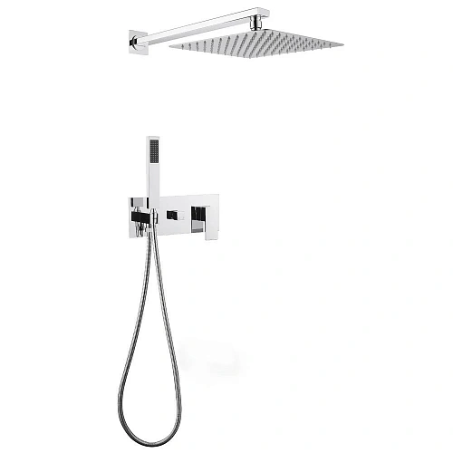 Душевая система ABBER Daheim AF8218 скрытого монтажа без излива, хром Душевая система ABBER Daheim AF8218 скрытого монтажа без излива, хром