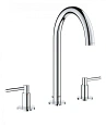 Смеситель для раковины GROHE Atrio New на 3 отверстия, монтаж на бортик, хром (20009003) Смеситель для раковины GROHE Atrio New на 3 отверстия, монтаж на бортик, хром (20009003)