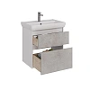 Тумба под раковину Lemark COMBI 70 см подвесная/напольная, бетон/белый LM03C70T-Beton Тумба под раковину Lemark COMBI 70 см подвесная/напольная, бетон/белый LM03C70T-Beton