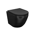 Унитаз подвесной Iddis Blanco (BLAR3BMi25) черный матовый Унитаз подвесной Iddis Blanco (BLAR3BMi25) черный матовый