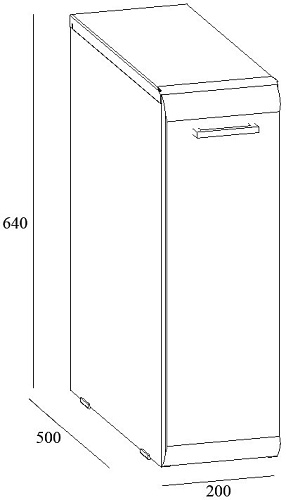Тумба DIWO Суздаль SUZ.T.64 для туалета 485553 Тумба DIWO Суздаль SUZ.T.64 для туалета 485553