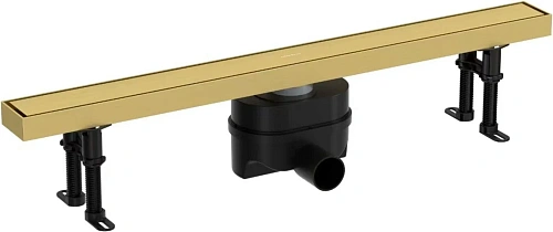 Душевой лоток Allen Brau Priority 9.50017.GB 750 золото браш Душевой лоток Allen Brau Priority 9.50017.GB 750 золото браш