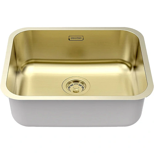 Кухонная мойка Paulmark VELLO 53 UN VE53-LG, светлое золото, 533х433мм Кухонная мойка Paulmark VELLO 53 UN VE53-LG, светлое золото, 533х433мм