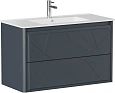 Тумба под раковину Allen Brau Paris 100 1.360002.AM антрацит матовый Тумба под раковину Allen Brau Paris 100 1.360002.AM антрацит матовый