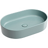 Картинка анонса товара «раковина ceramica nova element cn6048mlg зеленый матовый накладная»