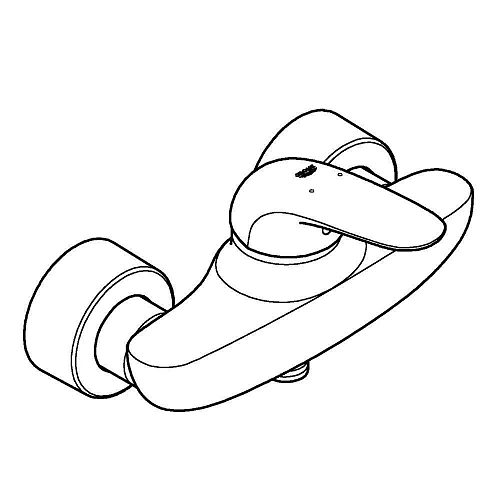 Смеситель для душа GROHE Eurostyle (23722003) хром Смеситель для душа GROHE Eurostyle (23722003) хром