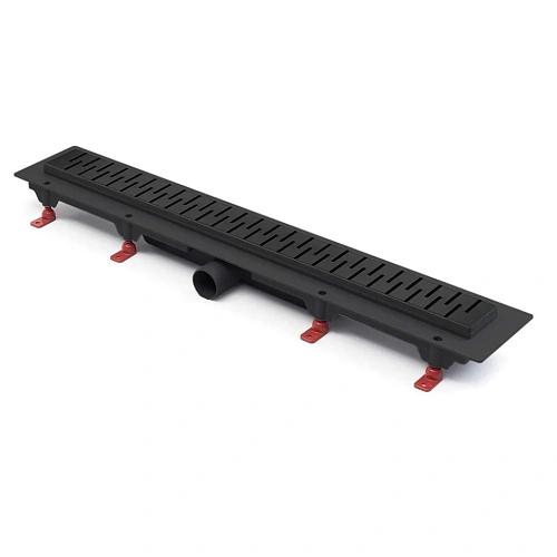 Душевой лоток Paini Medium CH650MC 650 мм, черный матовый Душевой лоток Paini Medium CH650MC 650 мм, черный матовый