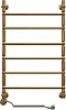 Полотенцесушитель электрический EWRIKA Медея B2 80х50 L, золото 473270
