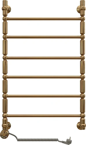 Полотенцесушитель электрический EWRIKA Медея B2 80х50 L, золото 473270 Полотенцесушитель электрический EWRIKA Медея B2 80х50 L, золото 473270