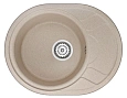 Кухонная мойка Granula 5802, ПЕСОК кухонная мойка, кварц 575х445 Кухонная мойка Granula 5802, ПЕСОК кухонная мойка, кварц 575х445
