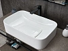 Картинка анонса товара «раковина gid n9598 51230 накладная белая 61x38x15»