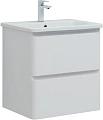 Тумба под раковину Aquanet Эмбер 60 белый матовый 00330465 напольная/подвесная Тумба под раковину Aquanet Эмбер 60 белый матовый 00330465 напольная/подвесная