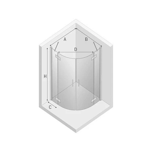 Душевой уголок NEW TRENDY NEW MERANA BLACK 100x100x195 K-0537 (черный) Душевой уголок NEW TRENDY NEW MERANA BLACK 100x100x195 K-0537 (черный)