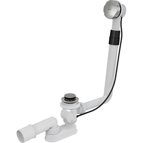 Слив-перелив Alcaplast A550K-80 (длина 80 cм) автомат, металл Слив-перелив Alcaplast A550K-80 (длина 80 cм) автомат, металл