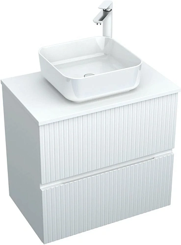 Тумба под раковину Aquanet Джейн 70 белый матовый 00313285 напольная/подвесная Тумба под раковину Aquanet Джейн 70 белый матовый 00313285 напольная/подвесная