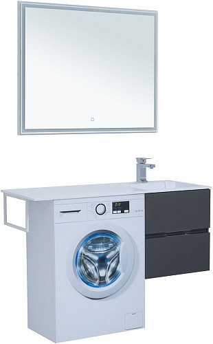 Тумба под раковину Aquanet Алвита 48 серый антрацит 00243662 Тумба под раковину Aquanet Алвита 48 серый антрацит 00243662