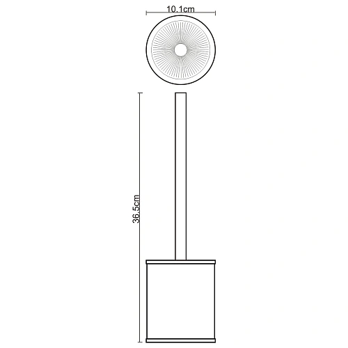 Ершик для унитаза WasserKRAFT Rossel K-5727 белый Ершик для унитаза WasserKRAFT Rossel K-5727 белый