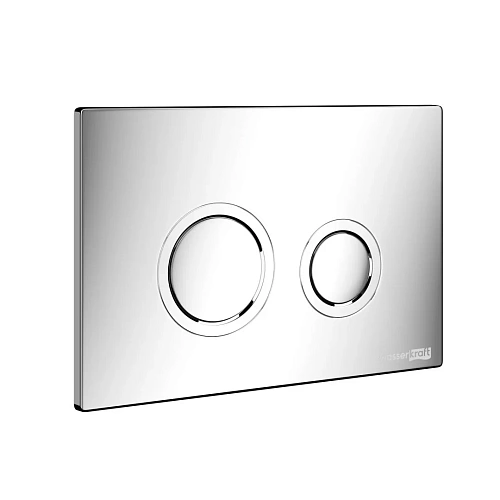 Клавиша смыва WasserKRAFT CH01 хром с клавишей смыва хром Клавиша смыва WasserKRAFT CH01 хром с клавишей смыва хром