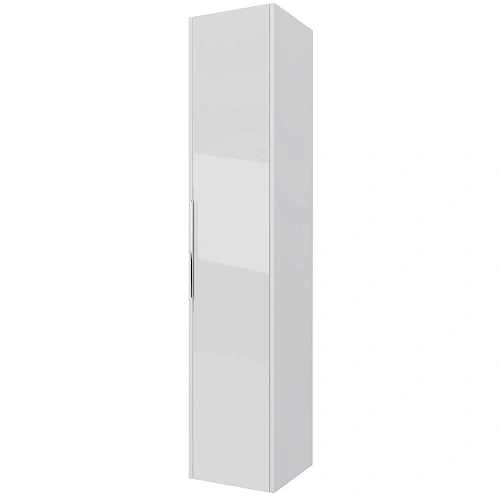 Шкаф-пенал DREJA PRIME, 35 см, подвесной/напольный, универсальный, 1 дверца, 4 стеклянные полки, бел 99.9303 Шкаф-пенал DREJA PRIME, 35 см, подвесной/напольный, универсальный, 1 дверца, 4 стеклянные полки, бел 99.9303