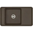 Кухонная мойка Aquaton Беллис 87 1A724832BS280 из литого мрамора, кофе Кухонная мойка Aquaton Беллис 87 1A724832BS280 из литого мрамора, кофе