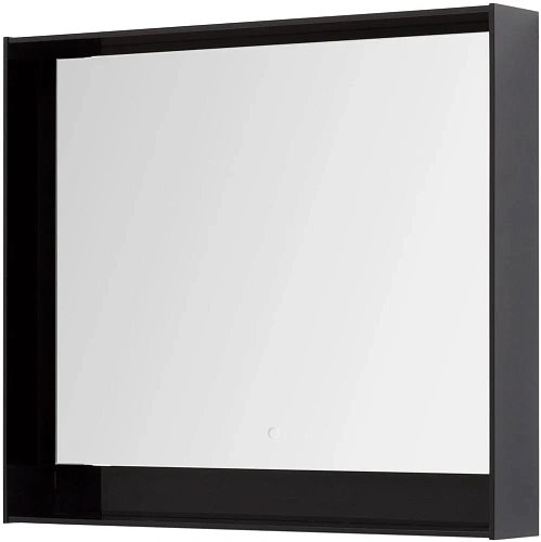 Зеркало Aquanet Милан 100 LED черный глянец 00306375 Зеркало Aquanet Милан 100 LED черный глянец 00306375