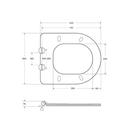 Крышка-сиденье BelBagno BB2111SC Крышка-сиденье BelBagno BB2111SC