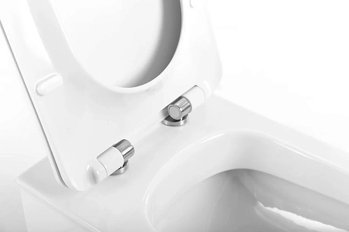 Унитаз приставной BelBagno PRADO BB10150CB/BB10150SC безободковый с сиденьем Унитаз приставной BelBagno PRADO BB10150CB/BB10150SC безободковый с сиденьем