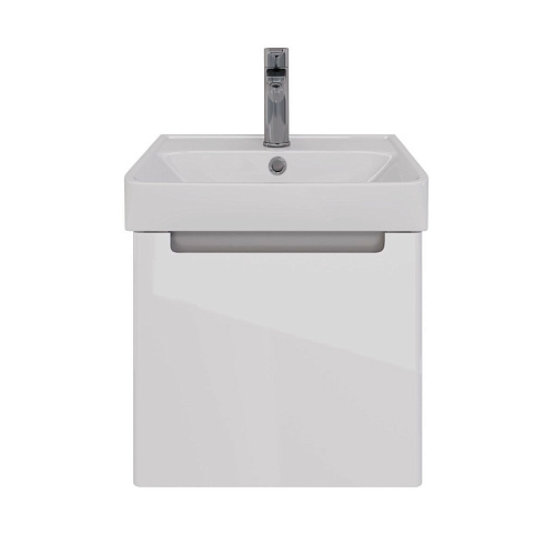 Тумба под раковину Lemark BUNO MINI 45 см подвесная, серый/белый LM05BM45T Тумба под раковину Lemark BUNO MINI 45 см подвесная, серый/белый LM05BM45T