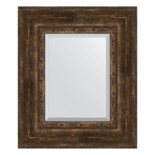 Зеркало в багетной раме Evoform Exclusive BY 3378 52 x 62 см, состаренное дерево с орнаментом Зеркало в багетной раме Evoform Exclusive BY 3378 52 x 62 см, состаренное дерево с орнаментом