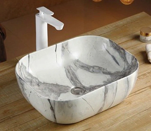 Раковина CeramaLux K397G125 накладная, под камень Раковина CeramaLux K397G125 накладная, под камень