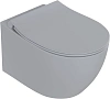 Унитаз подвесной Allen Brau Fantasy 3 Vortex 4.11035.SG сиденье с микролифт серый матовый