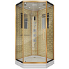 Картинка анонса товара «душевая кабина niagara luxe ng-7717g (1000x1000х2150) низкий поддон стенки золото»