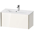 Тумба под раковину Duravit XVIU XV40790B122 подвесная компакт 81 см белая глянцевый Тумба под раковину Duravit XVIU XV40790B122 подвесная компакт 81 см белая глянцевый