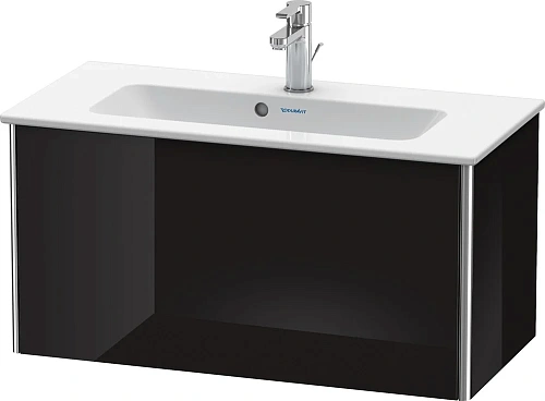 Тумба под раковину Duravit XSquare XS406604040 подвесная 81 см черный глянцевый Тумба под раковину Duravit XSquare XS406604040 подвесная 81 см черный глянцевый